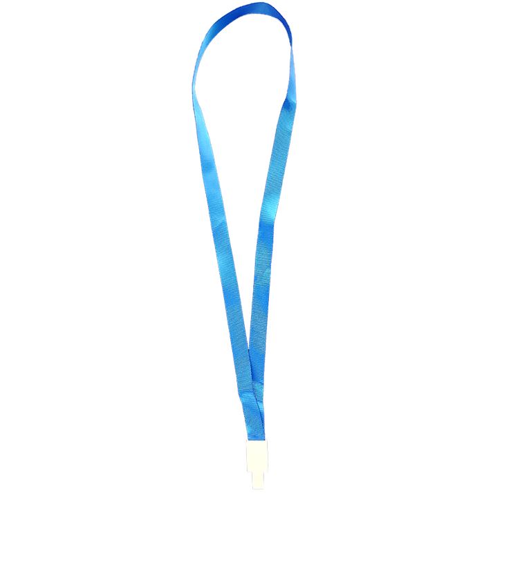 45 cm-es nyakpánt, műanyag csipesz, kék, CH-1528-bl